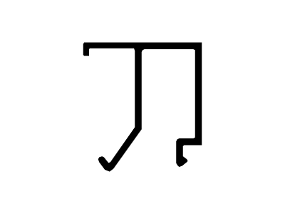 Contravidrio recto 22 mm.